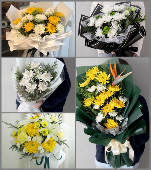 广东梅州市丰顺县埔寨镇横坑村白事花束代送